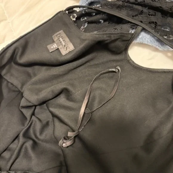 Vera Wang Formal Lace Maxi Dress - Picture 6 of 14